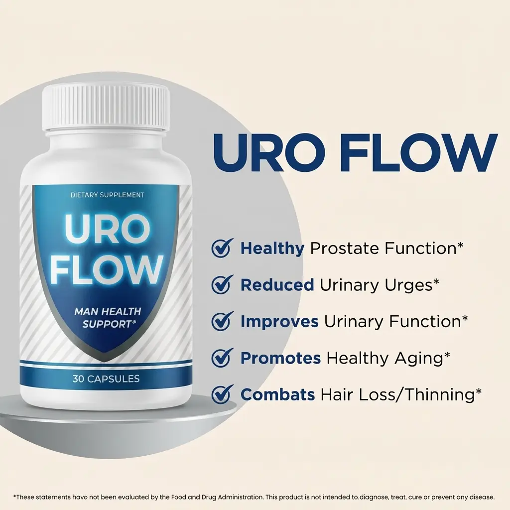UroFlow&reg; benefits: stronger flow, fewer nighttime trips, prostate support